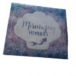 mermaid scrapbooks, page additions, and papers